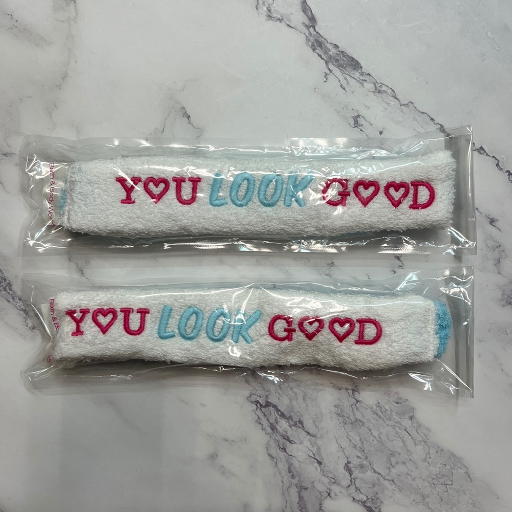 Bath and Body Works spa head wraps (set of 2)